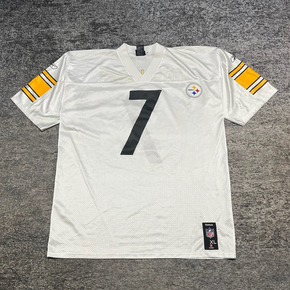 Team NFL‎ Pittsburgh Steelers Ben Roethlisberger Jersey Size XL Reebok NFL Away